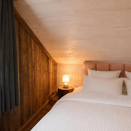 Charming Wooden Loft In A Restored 1920s House Lägenhet
